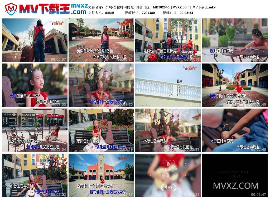 李响-留住时间的光_国语_流行_MB502840